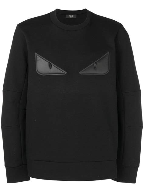 fendi bag bugs monster eyes sweatshirt|fendi eyes t shirt men's.